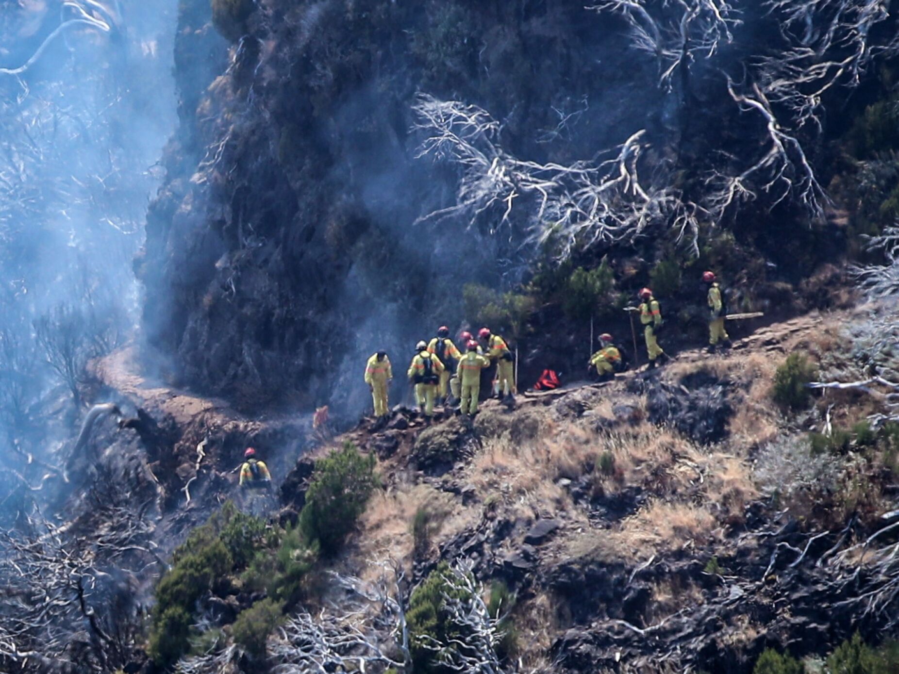 Incêndio na Madeira com duas frentes ativas. Pico Ruivo é a que mais preocupa