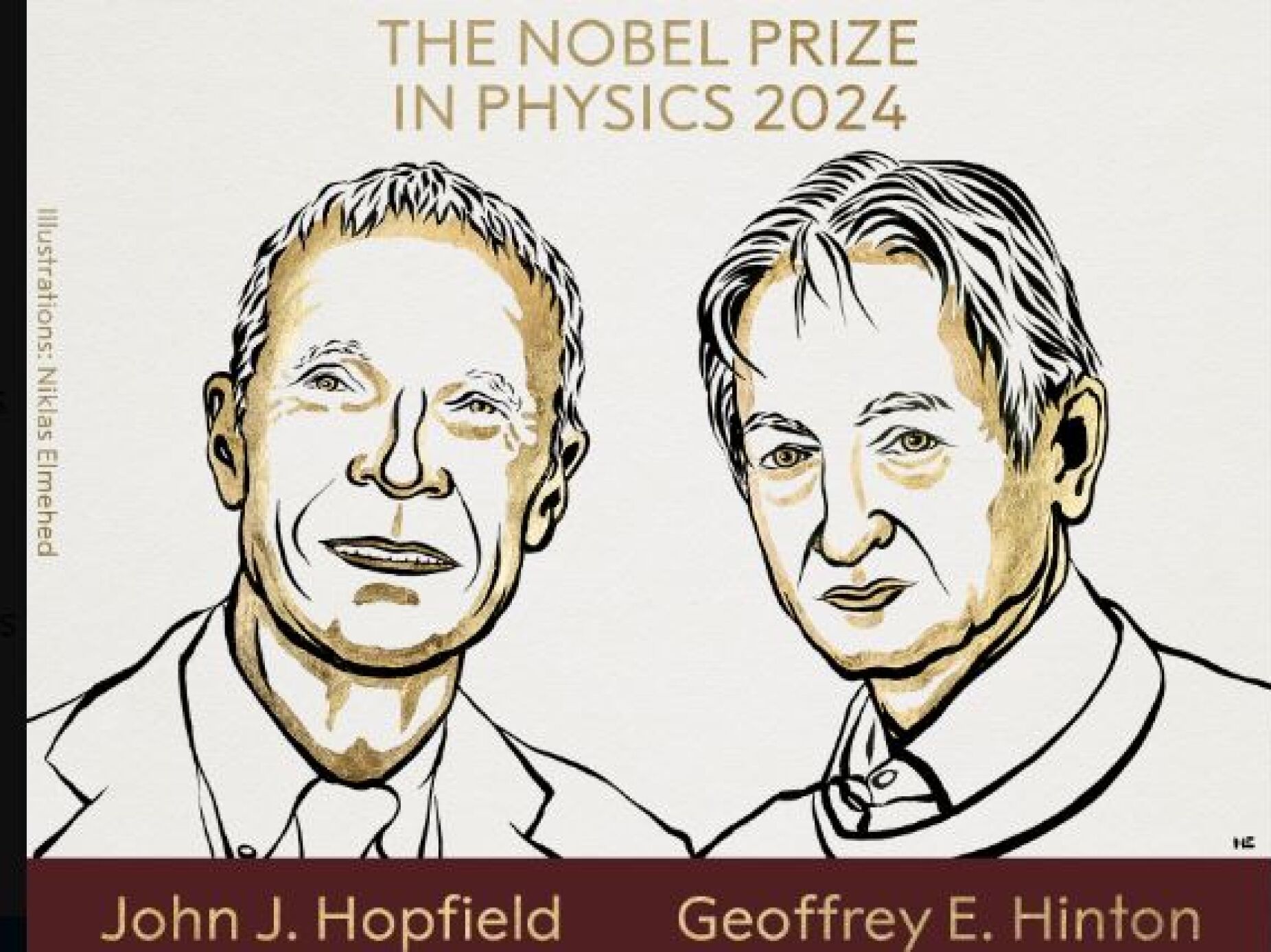 Nobel da Física atribuído a John J. Hopfield e Geoffrey E. Hinton  