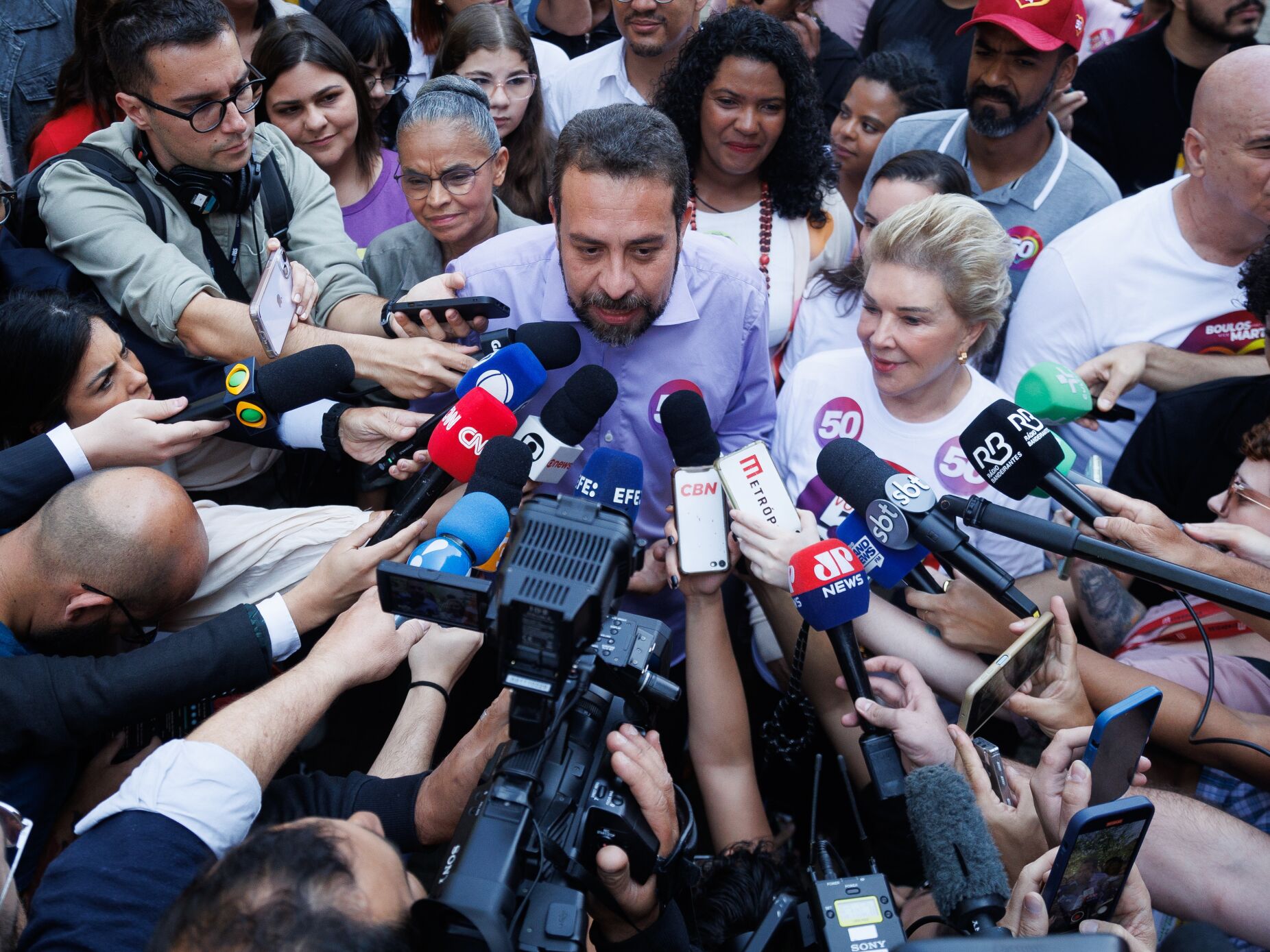 Candidatos de Bolsonaro e Lula na segunda volta em São Paulo