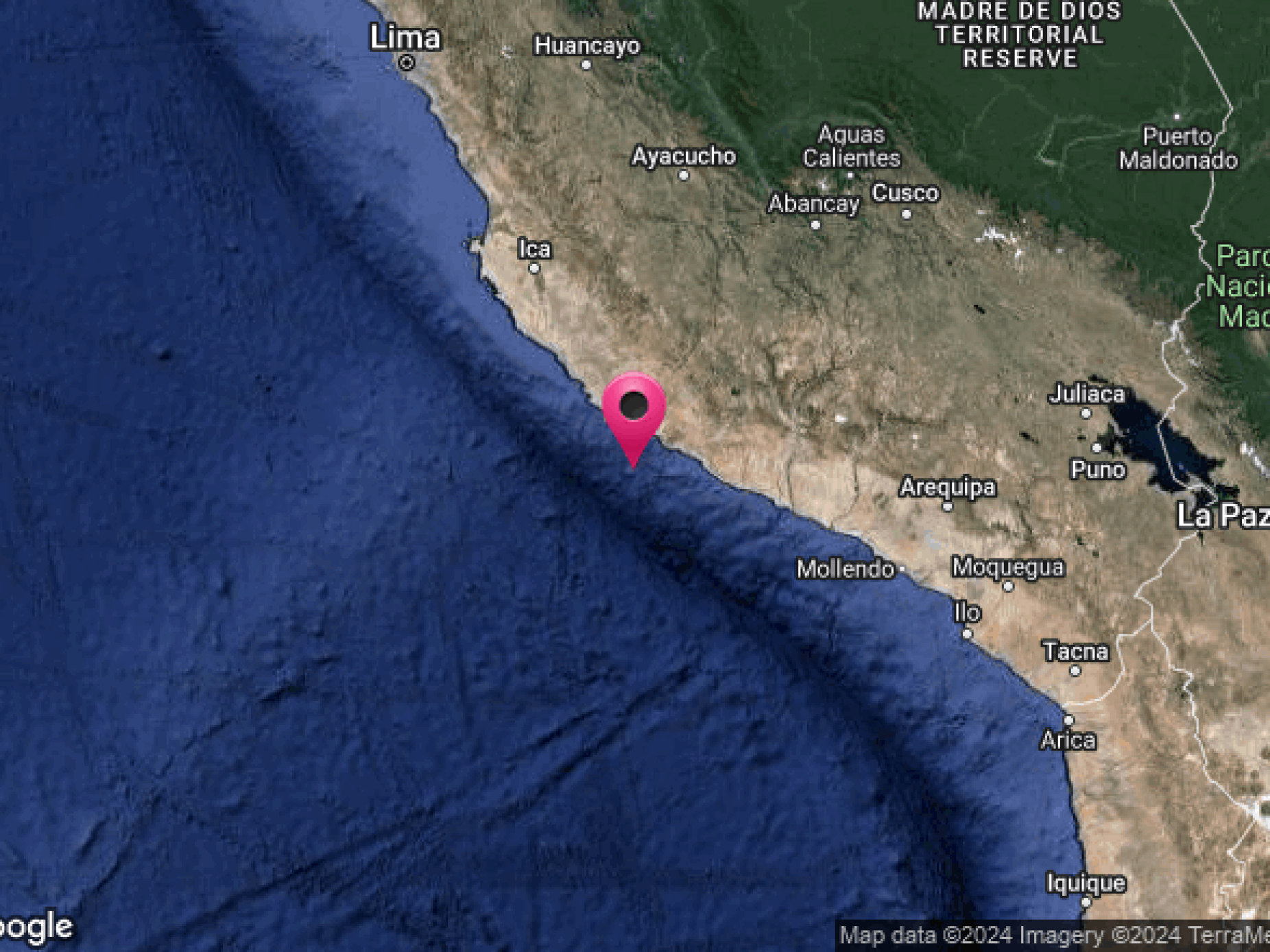 Sismo de magnitude 7 no sul do Peru. Primeiro-ministro diz que não há vítimas