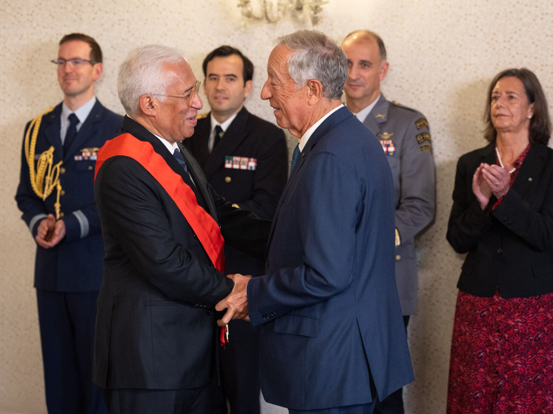 Marcelo condecorou Costa com grã-cruz da Ordem Militar de Cristo