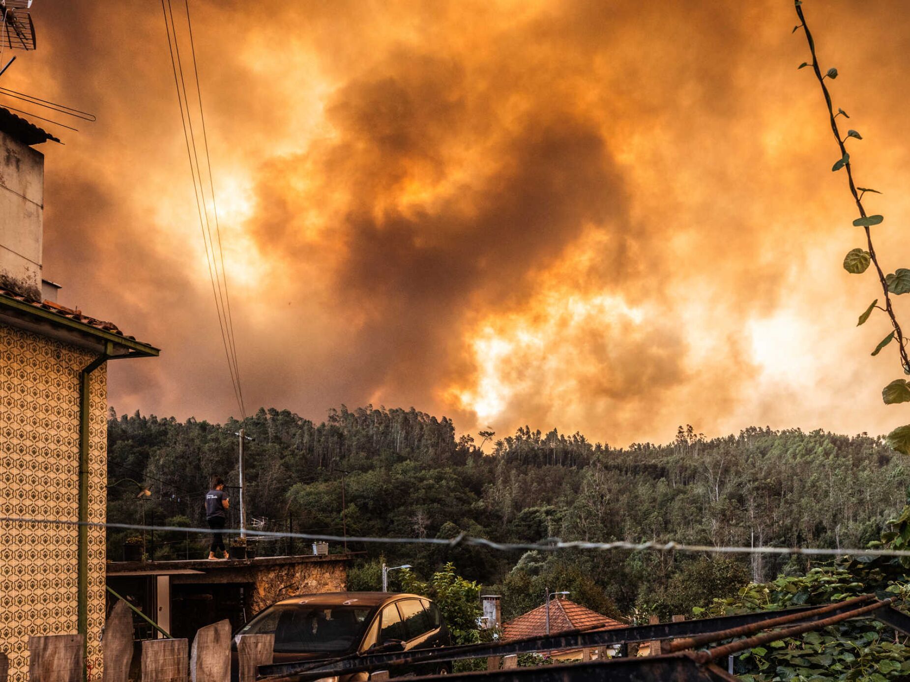 Risco de fogos fica muito reduzido devido às chuvas dos próximos dias