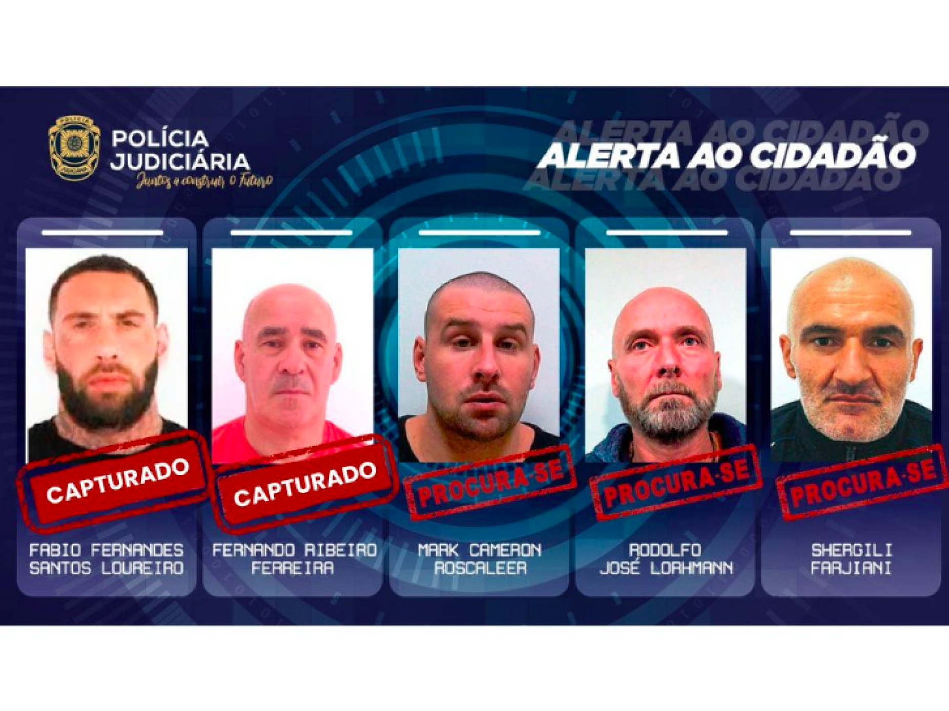 Detido mais um fugitivo de Vale de Judeus