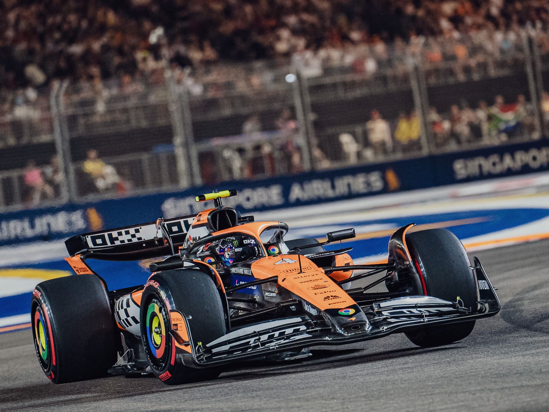 Lando Norris conquista quinta 'pole' do ano no GP de Singapura