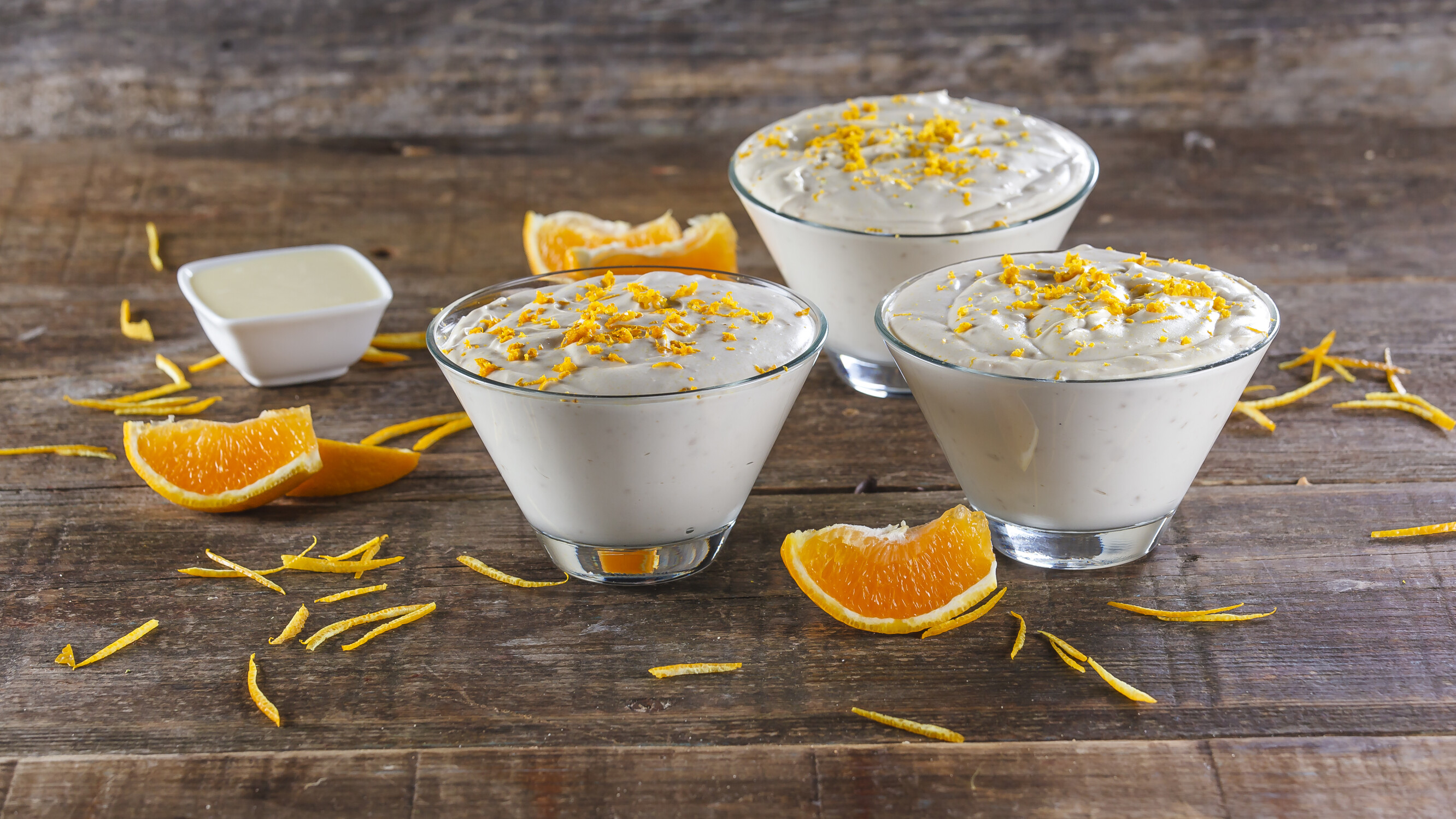 Creamy Dulce de Leche Mousse with Orange Zest