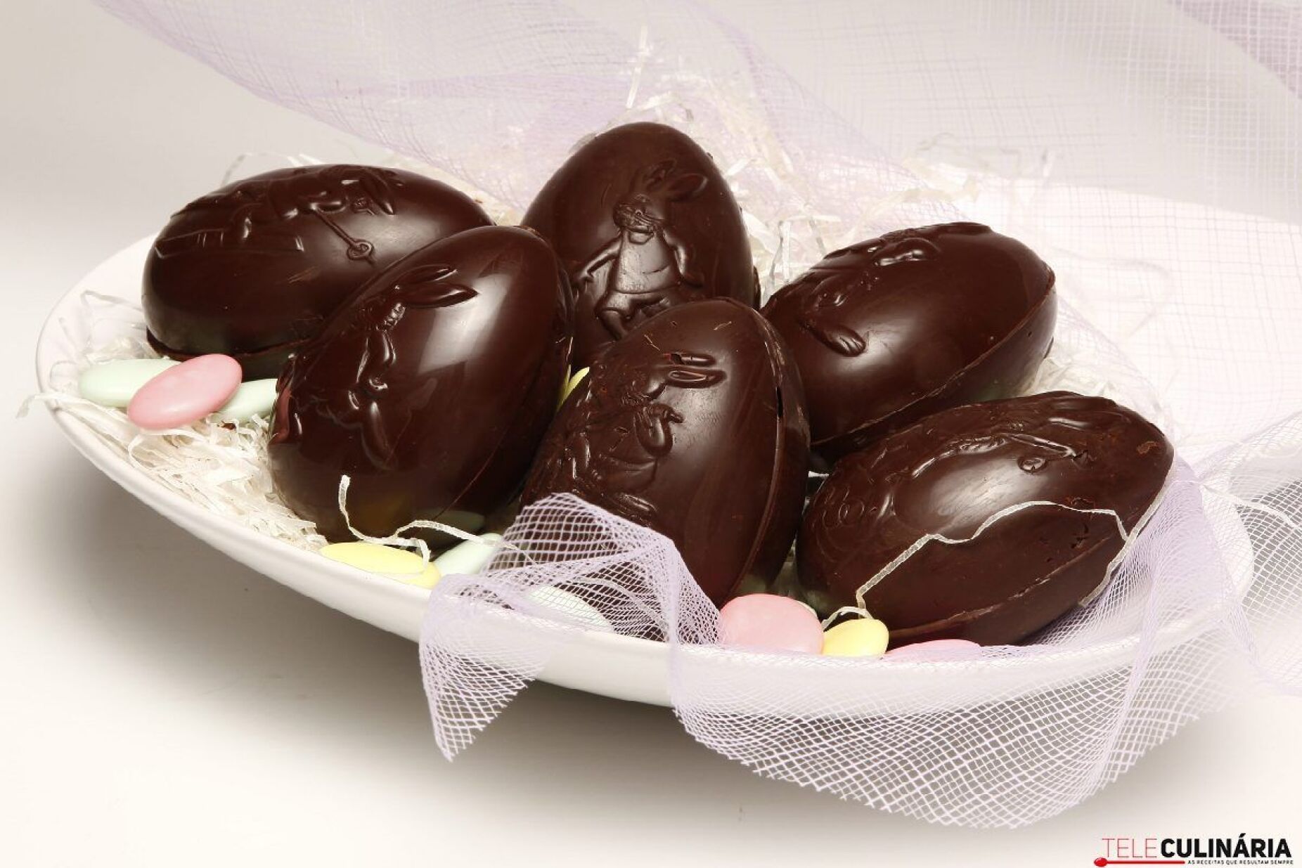 Ovos de chocolate caseiros