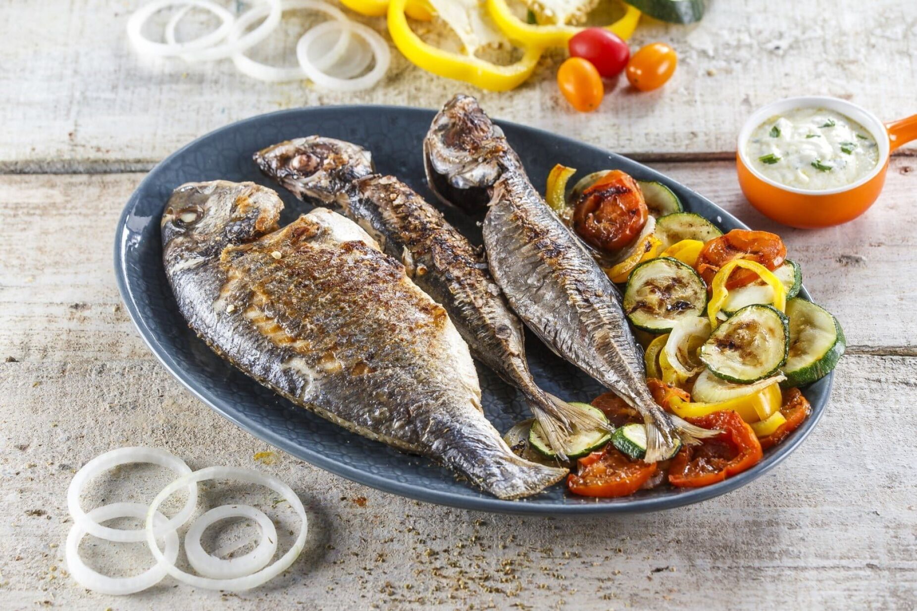 Barbecue de peixe com legumes (receita especial para grávidas)