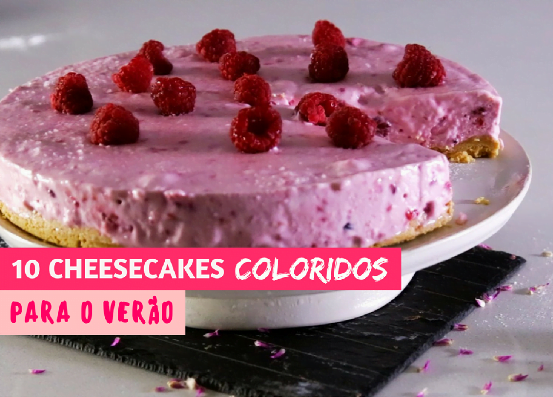 10 cheesecakes coloridos para o Verão
