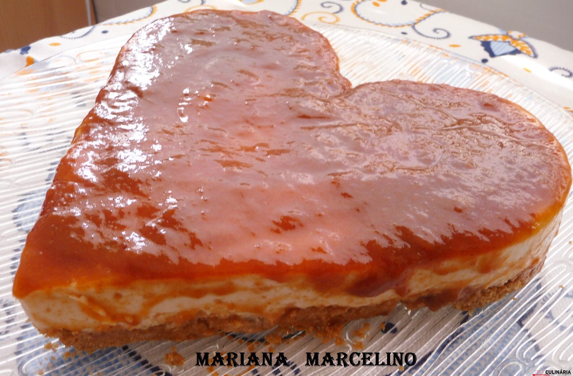 Cheesecake de Dióspiro da Mariana