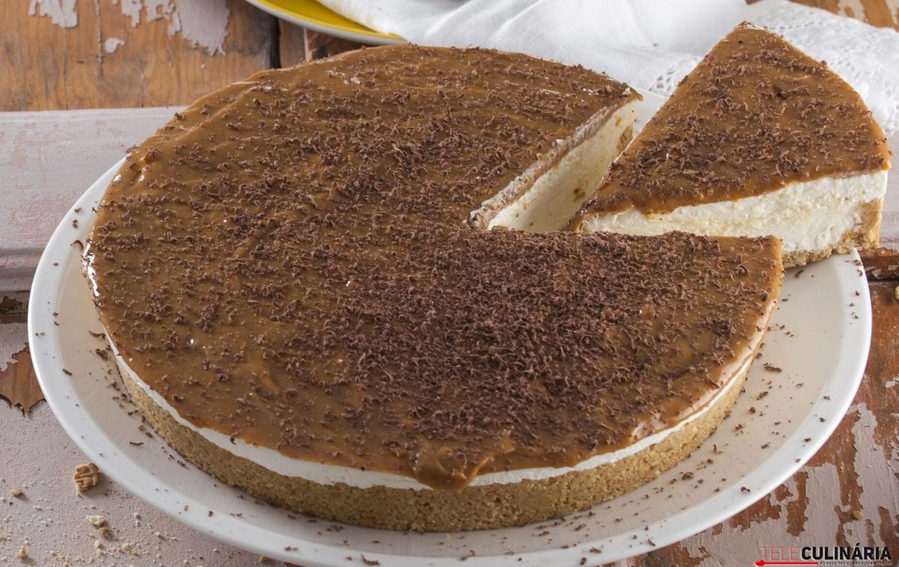 Receita de Cheesecake  com leite condensado