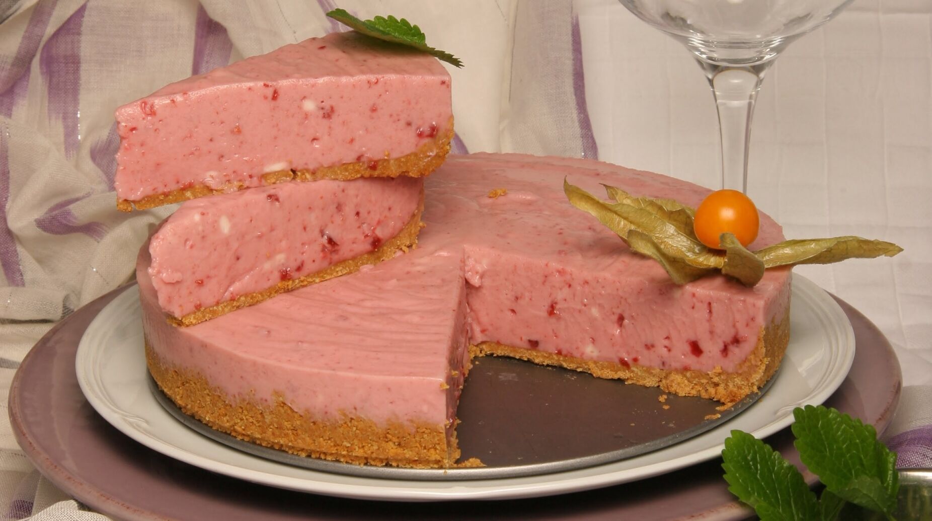 Cheesecake de cerejas