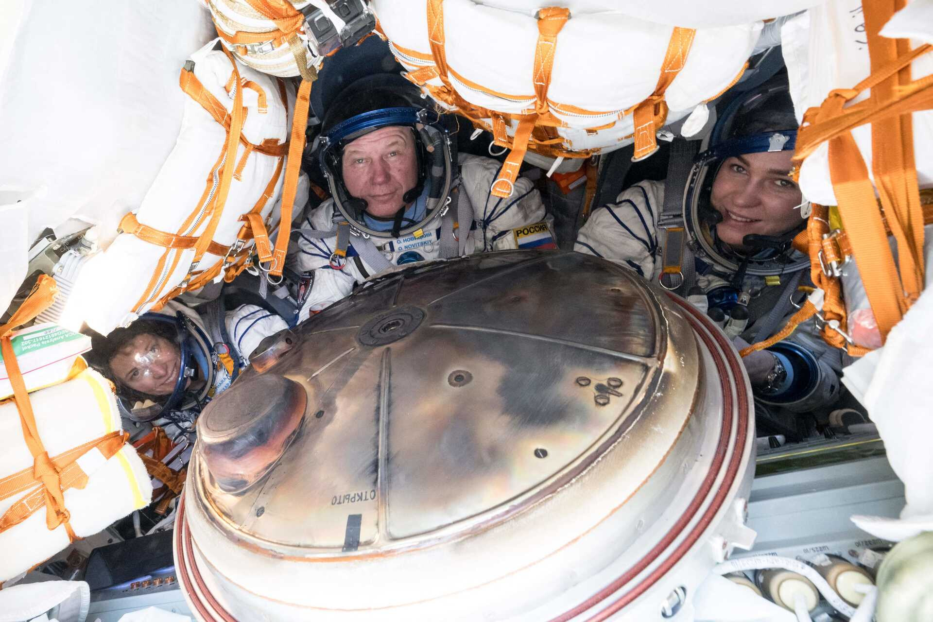 Soyuz MS-24 spacecraft crew successfully lands in Kazakhstan, ending 14-day mission on the ISS