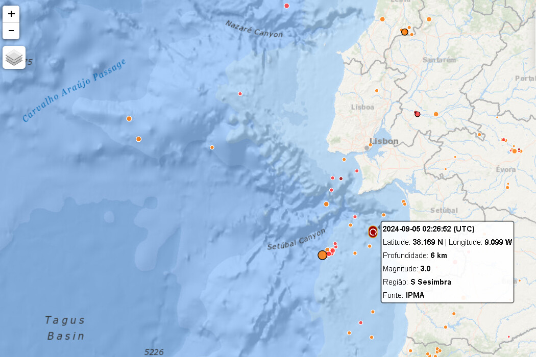 Earthquake of Magnitude 3.1 Registered South of Sesimbra: What You Need to Know