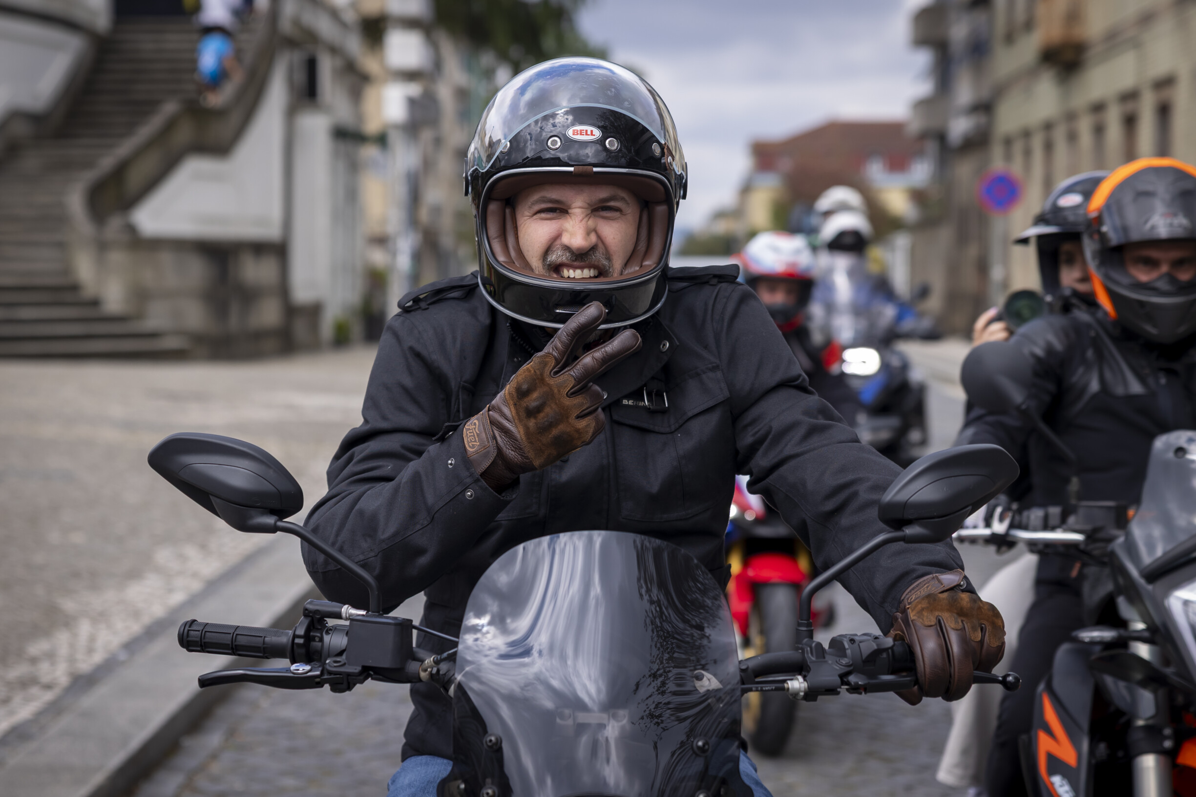 Pedro Nuno Santos Races to Victory in Santo Tirso on His Motorcycle