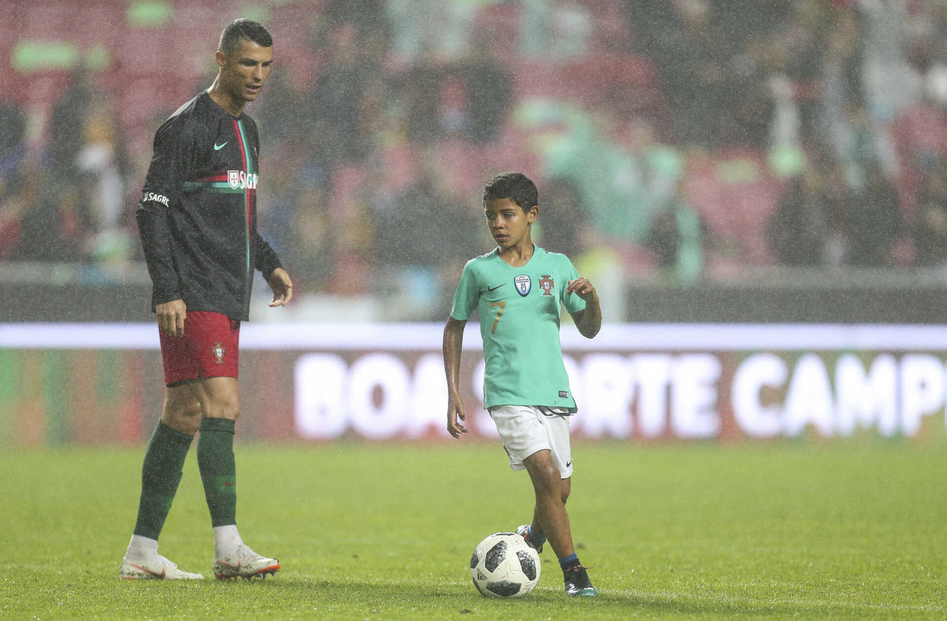 The eldest son of Cristiano Ronaldo is already registered in Portugal