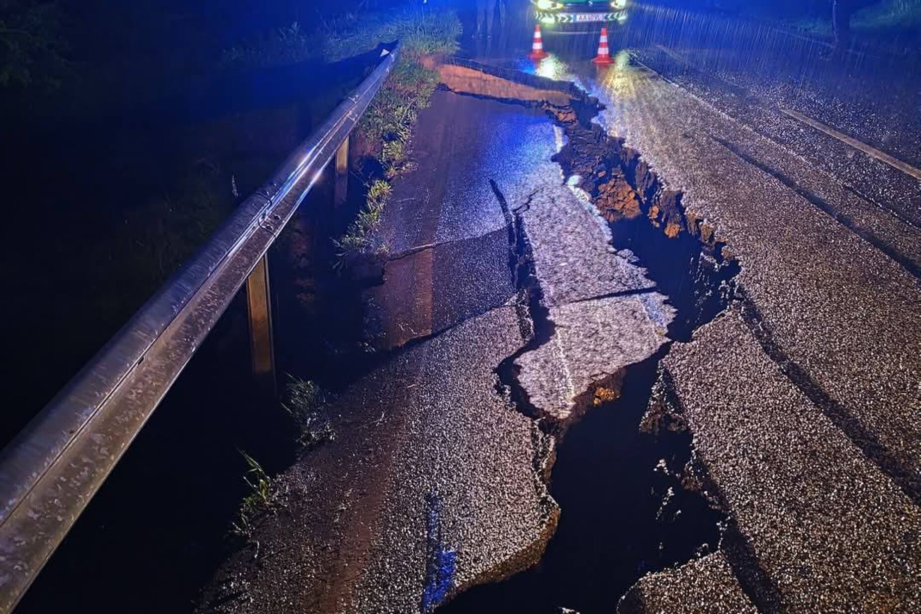 National Roads in Ruins