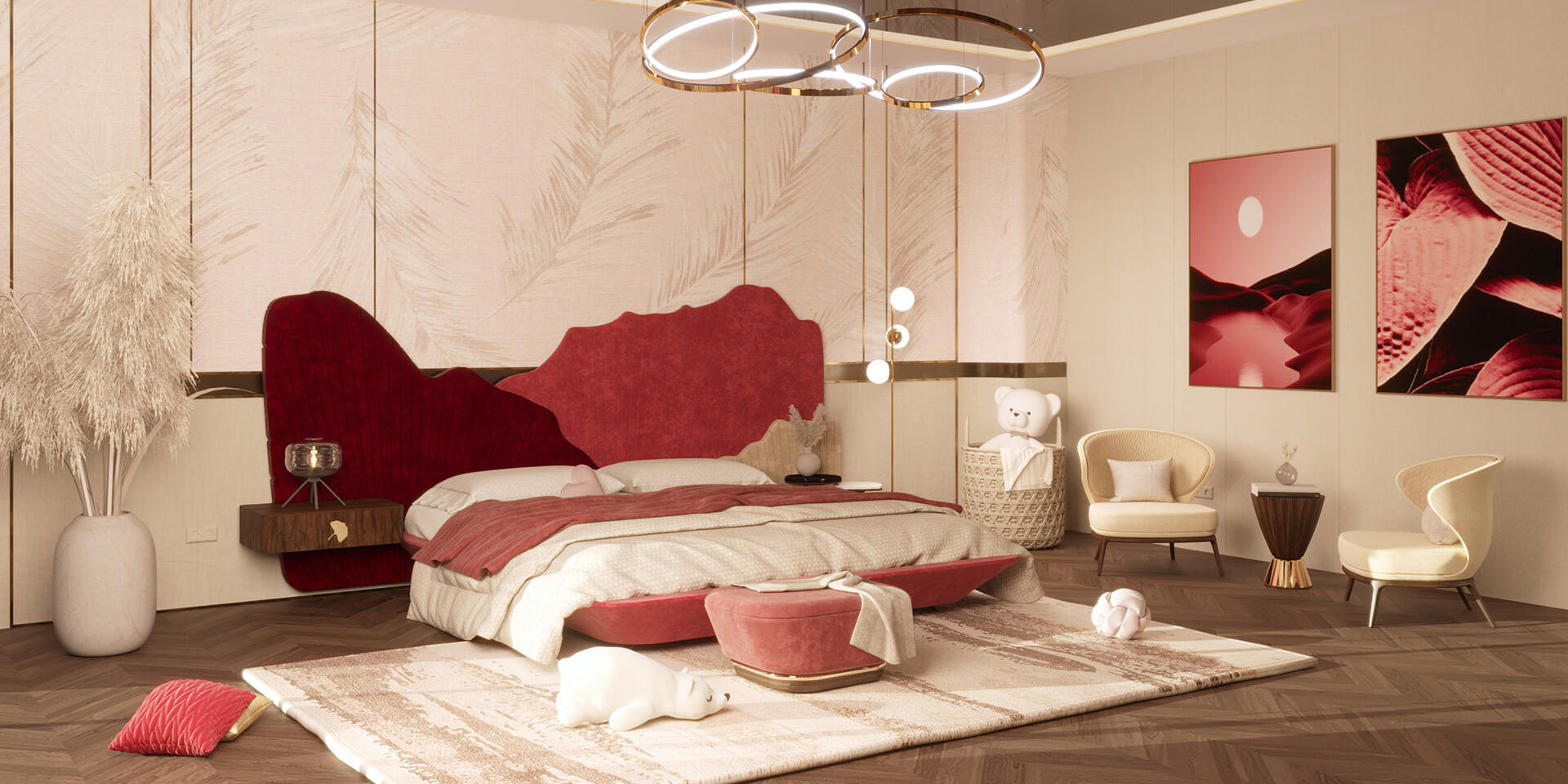 AL HIJR STOOL Interior Inspiration Bedroom ALMA de LUCE