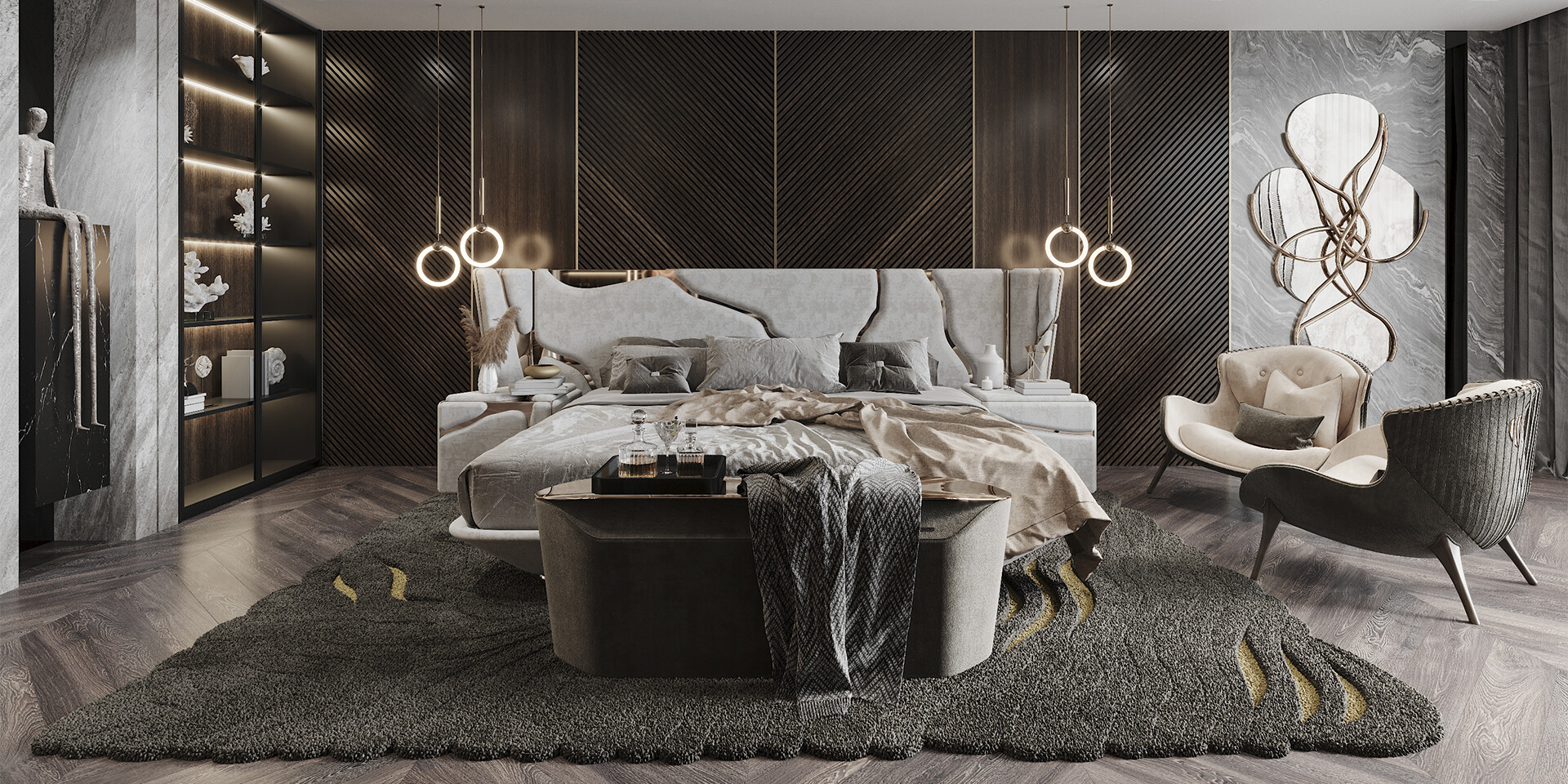 COSTA NOVA ARMCHAIR Bedroom Interior Inspiration ALMA de LUCE