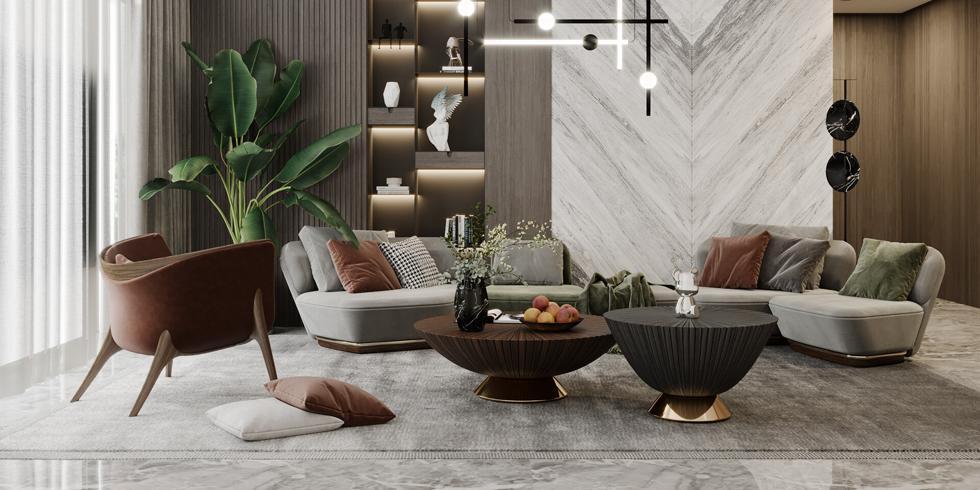 HISSAN ARABI ARMCHAIR - Scene View 1 - ALMA de LUCE