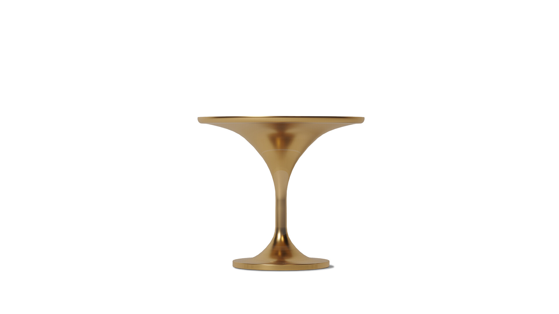 CARLSBAD SIDE TABLE Front View ALMA de LUCE