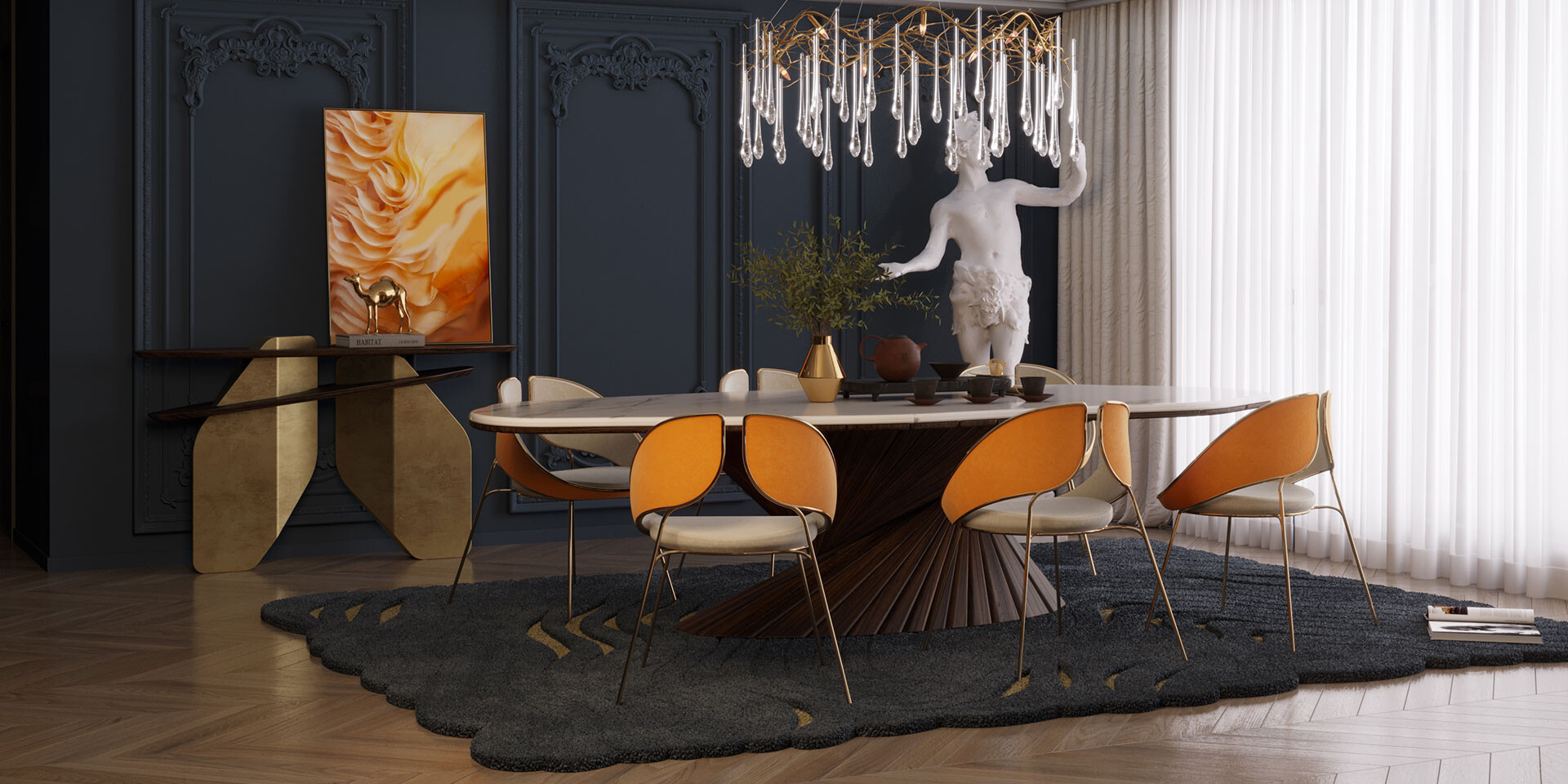 ANTA DA ARCA CONSOLE Dining Room ALMA de LUCE