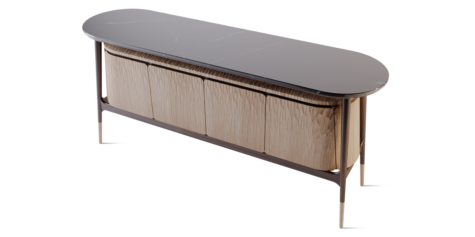 AT TURAIF SIDEBOARD - Top Side View - ALMA de LUCE