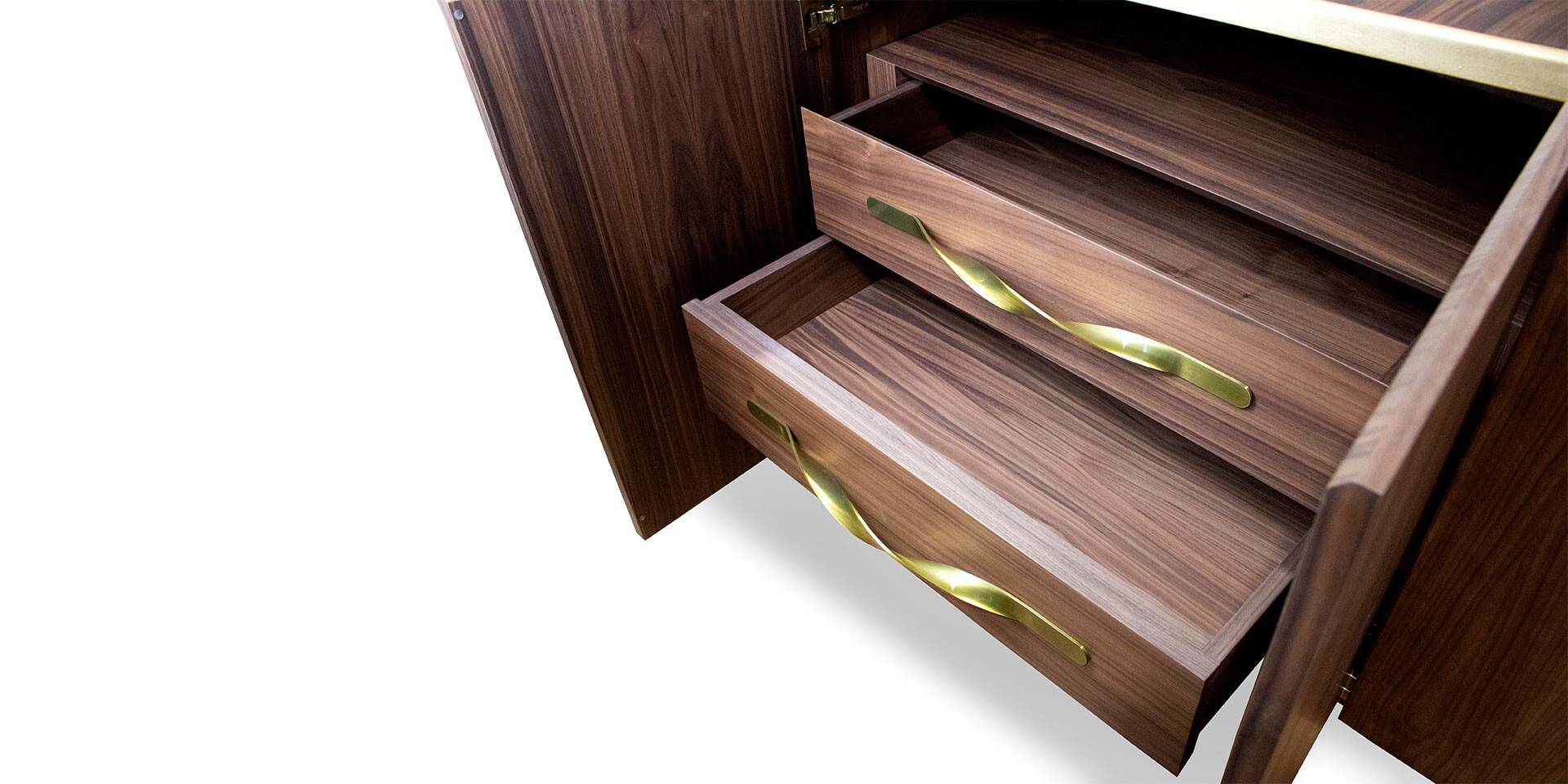 FIREFALL SIDEBOARD Drawers Detail View ALMA de LUCE