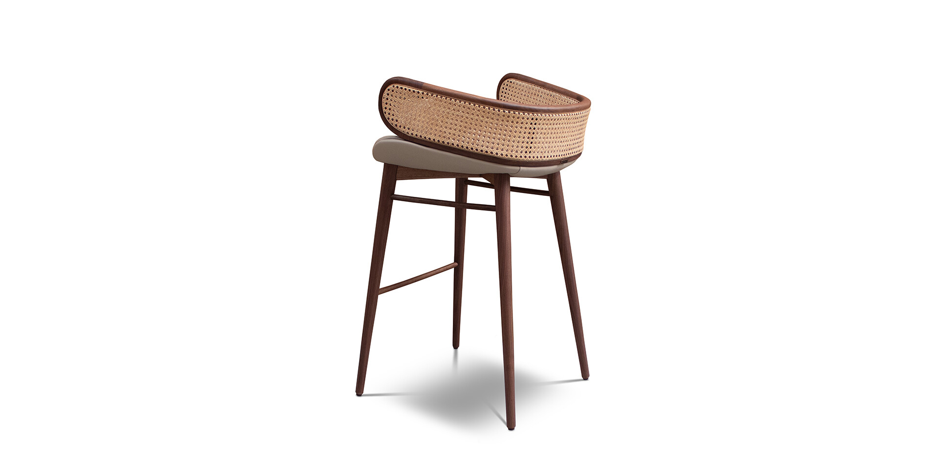 MUDHIF BAR STOOL Perspective Back ALMA de LUCE