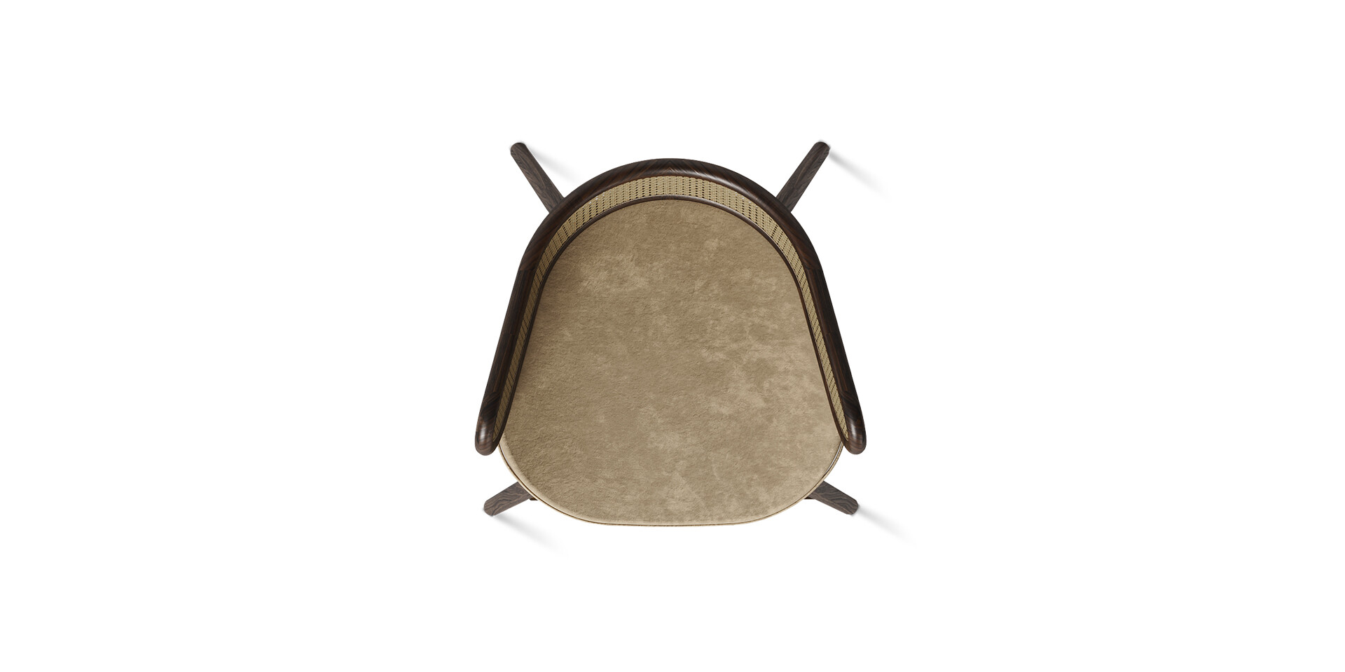MUDHIF BAR STOOL Top View ALMA de LUCE