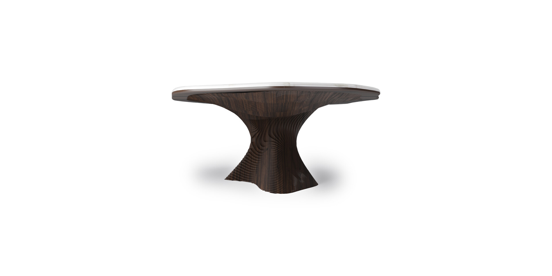 CASTANHEIRO DINING TABLE Front View ALMA de LUCE
