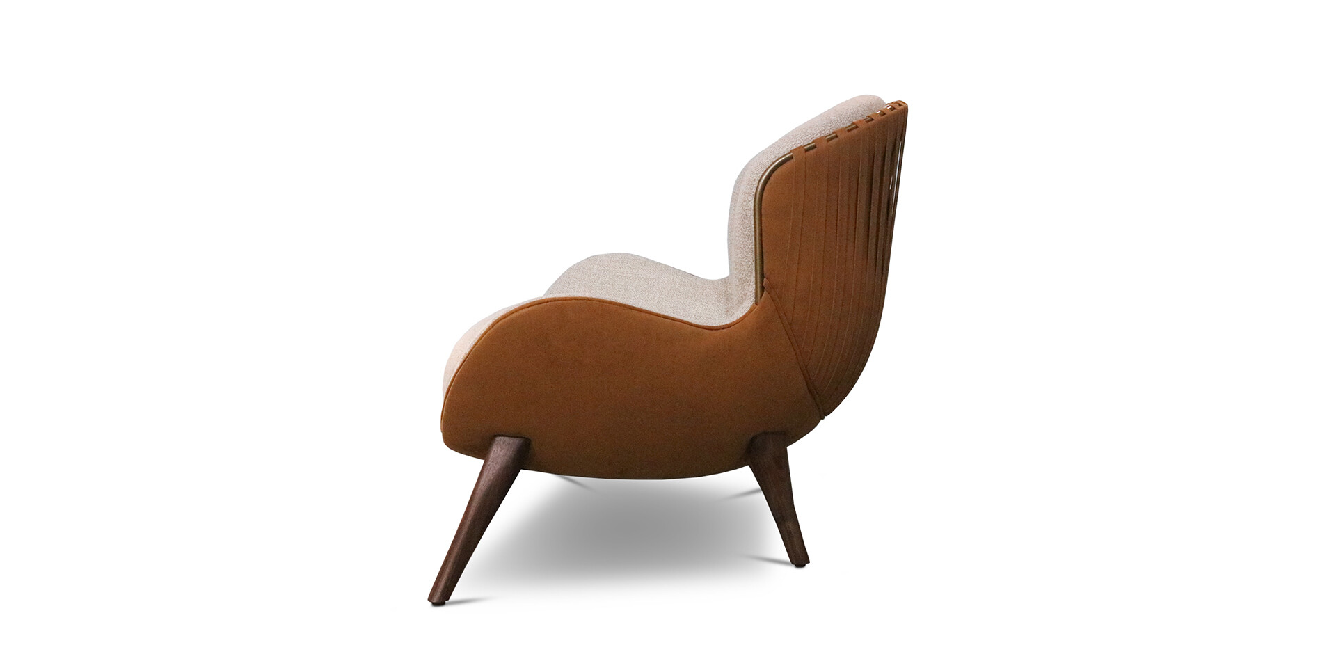 COSTA NOVA ARMCHAIR Side View ALMA de LUCE