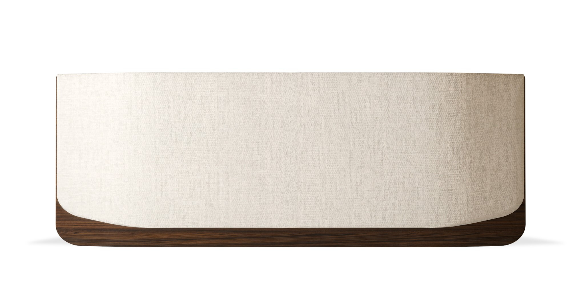 BED_01 Back View Uphostered in Joint ref. Cream ALMA de LUCE