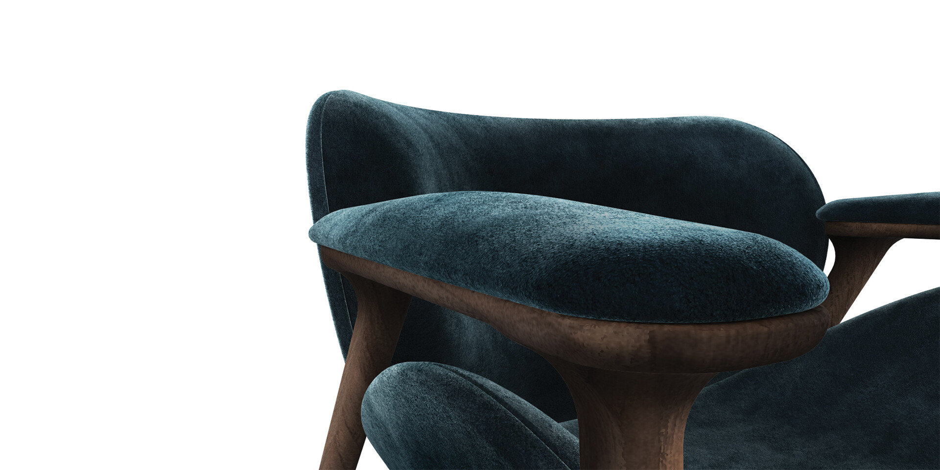 KHEPRI Low Armchair DetailView Leather ALMA de LUCE