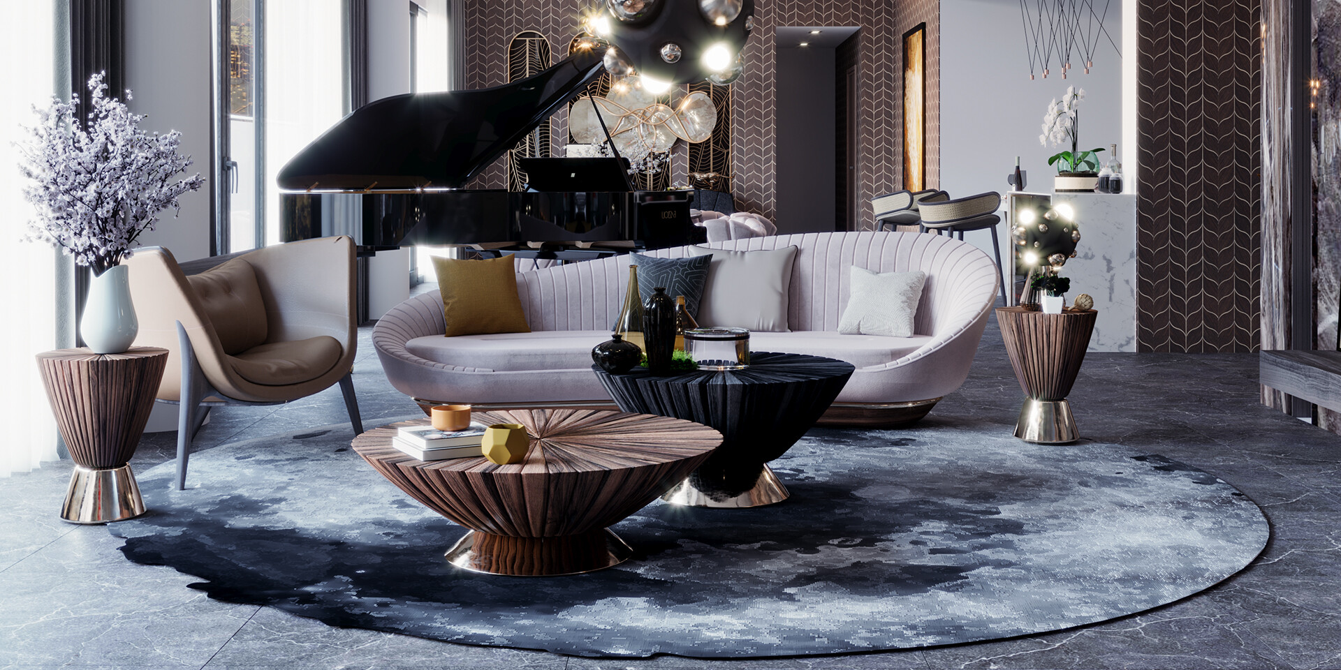 HISSAN ARABI ARMCHAIR - Scene View 3 - ALMA de LUCE