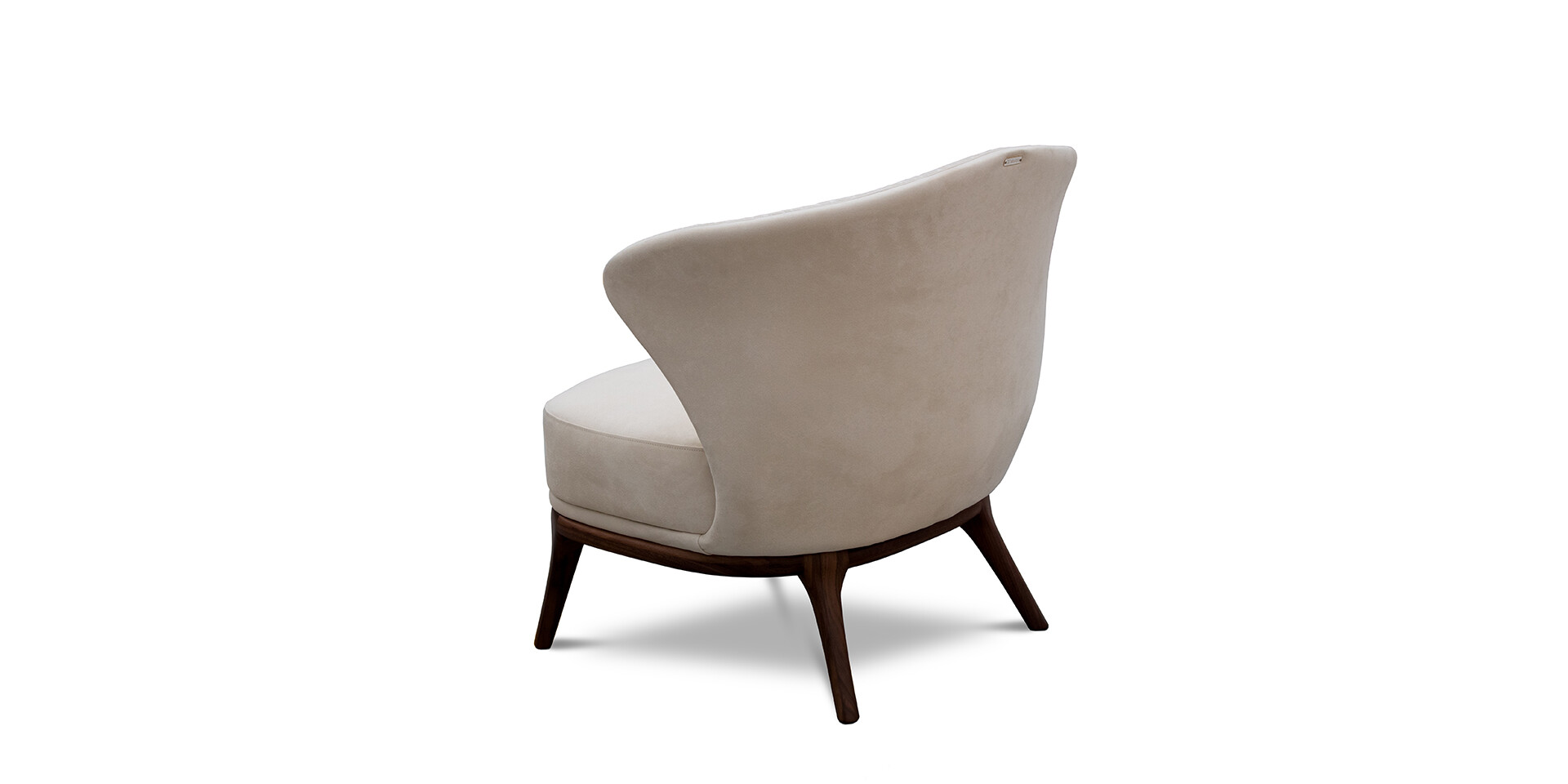 MOUSGOUM ARMCHAIR Perspective Back View ALMA de LUCE