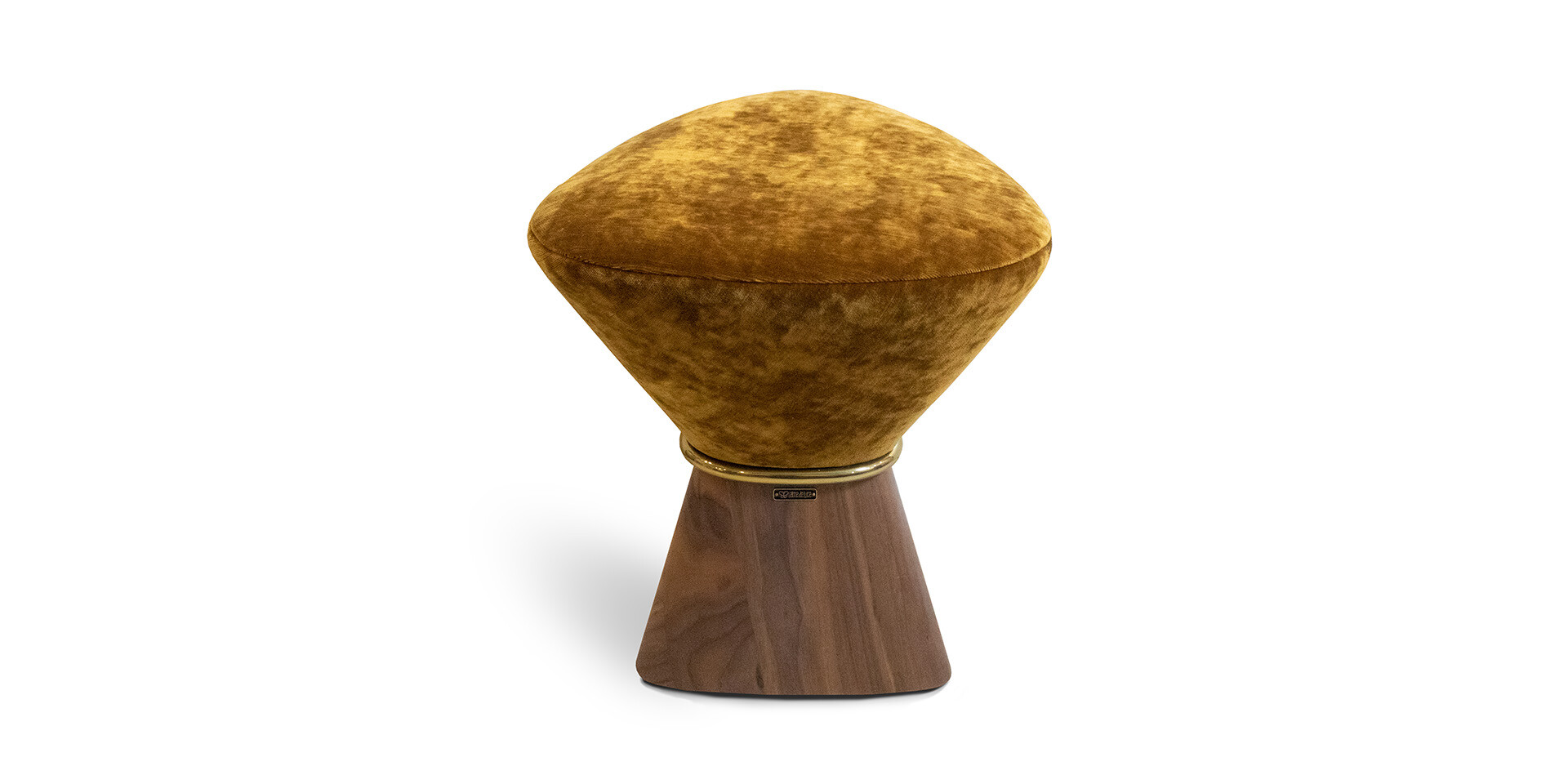 PHU CAU STOOL Top Front View ALMA de LUCE