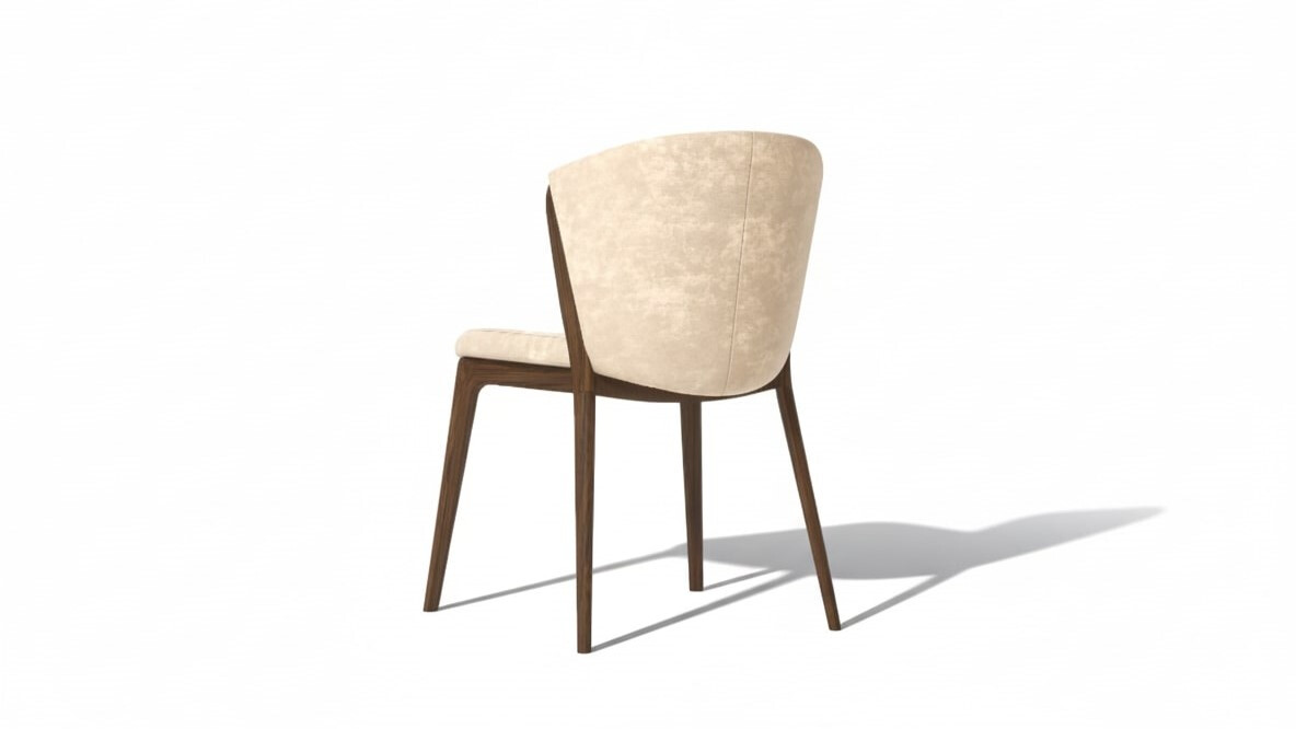 LATEEN CHAIR Back Perspetive View ALMA de LUCE