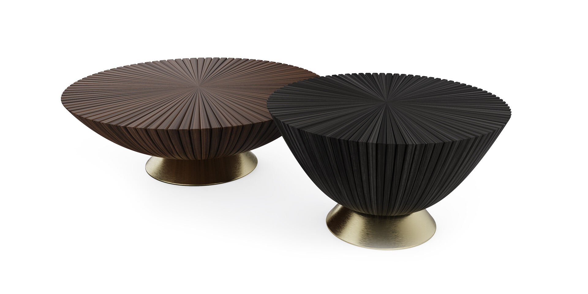 GOATHI COFFEE TABLE - Front Top View - ALMA de LUCE