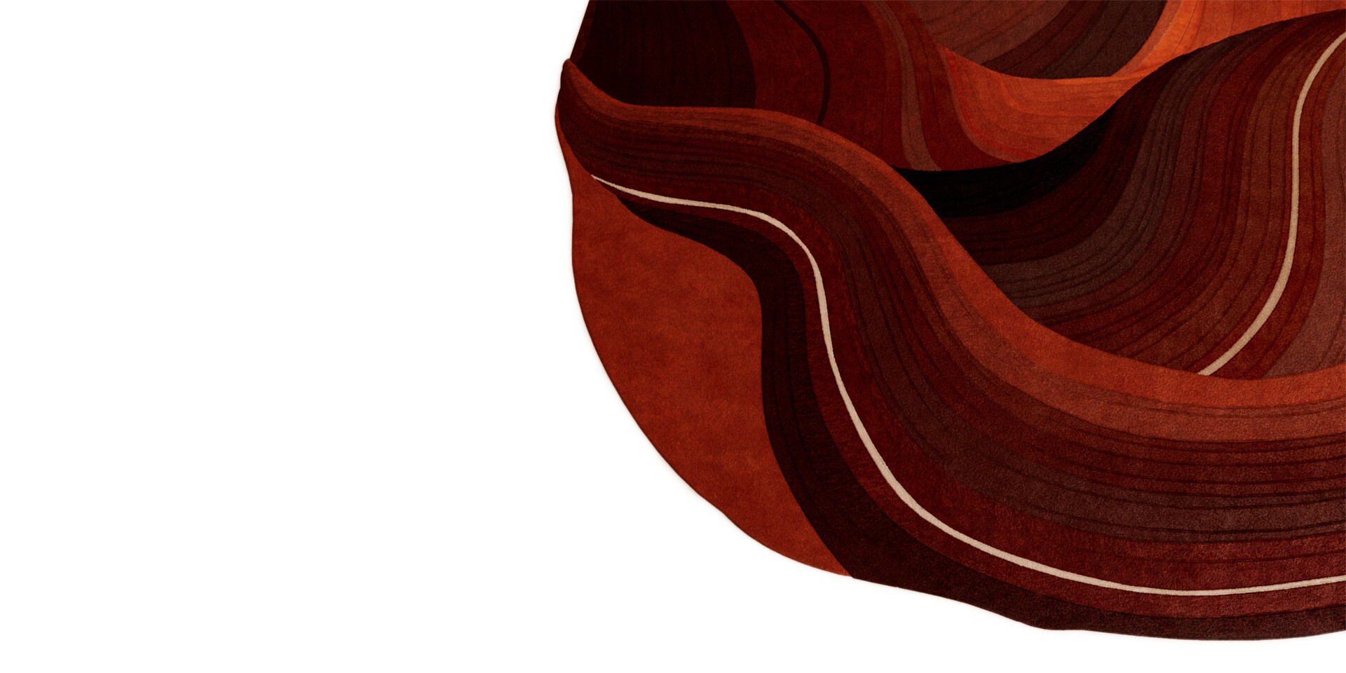 ANTELOPE CANYON RUG Detail View 1 ALMA de LUCE