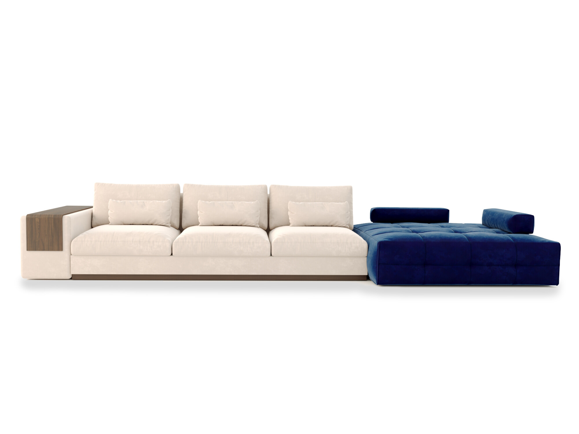 MIES Modular LT02 Sofa_Front View_ALMA de LUCE