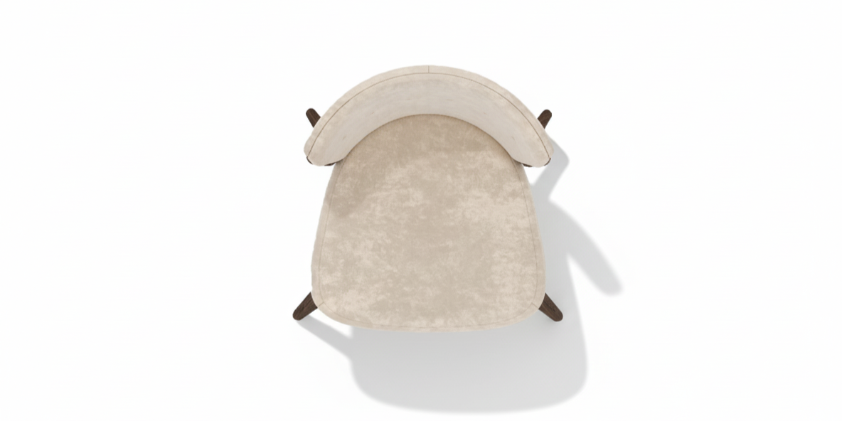 LATEEN CHAIR Top View ALMA de LUCE