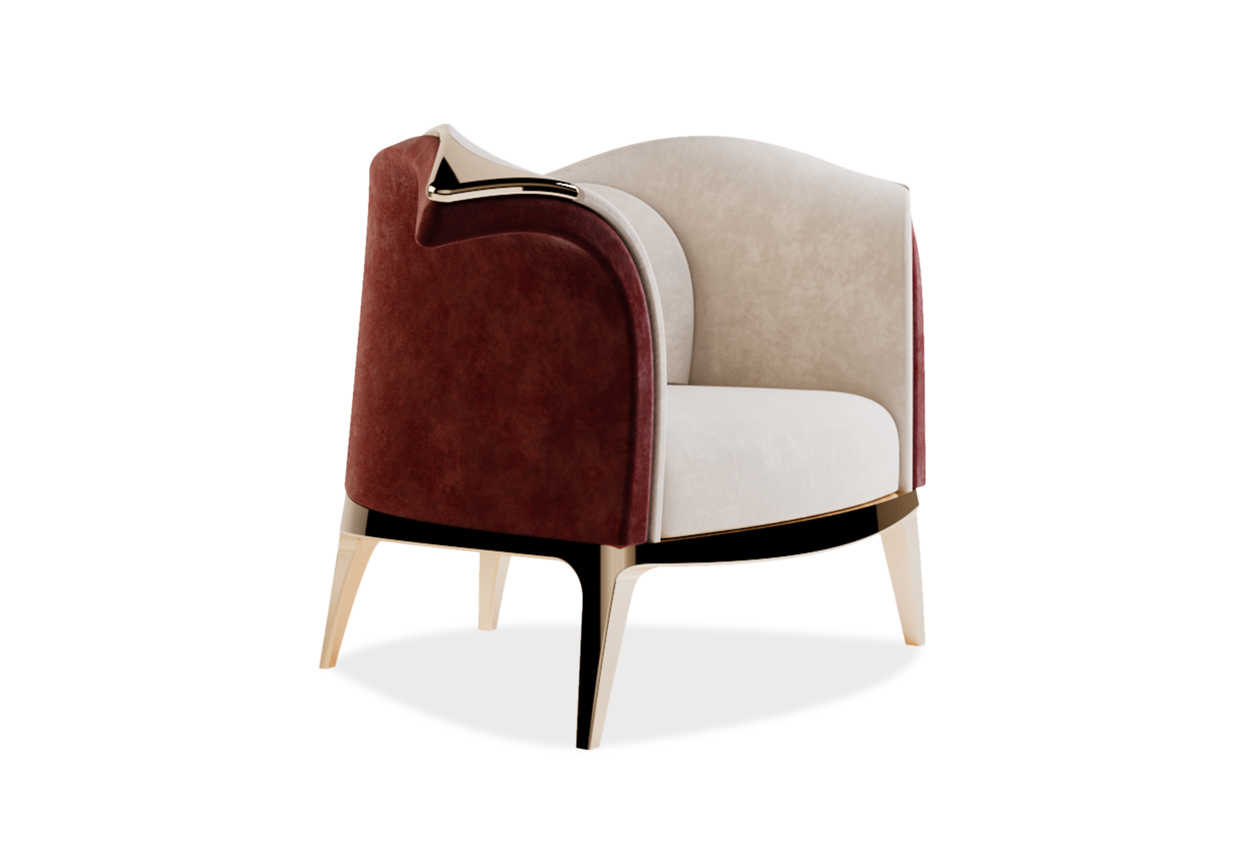 HARLEQUIN ARMCHAIR - Main View - ALMA de LUCE