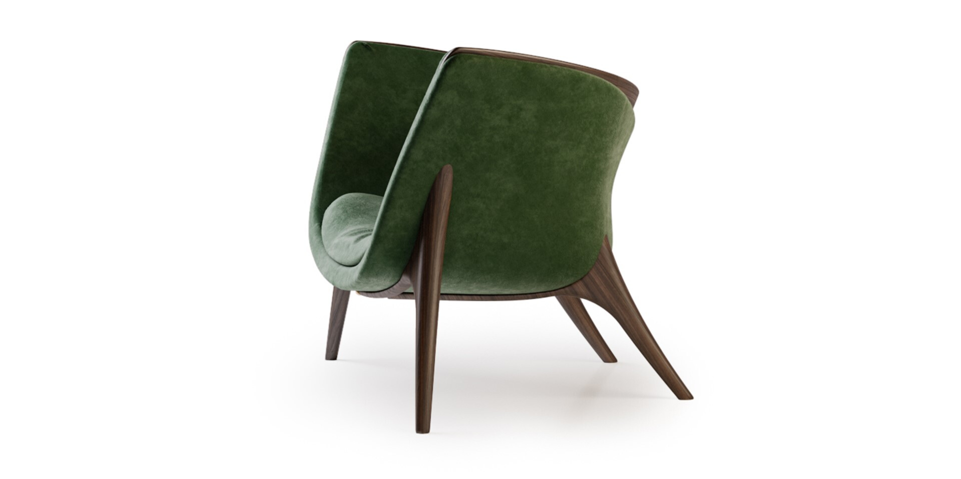 HISSAN ARABI ARMCHAIR - Side View - ALMA de LUCE