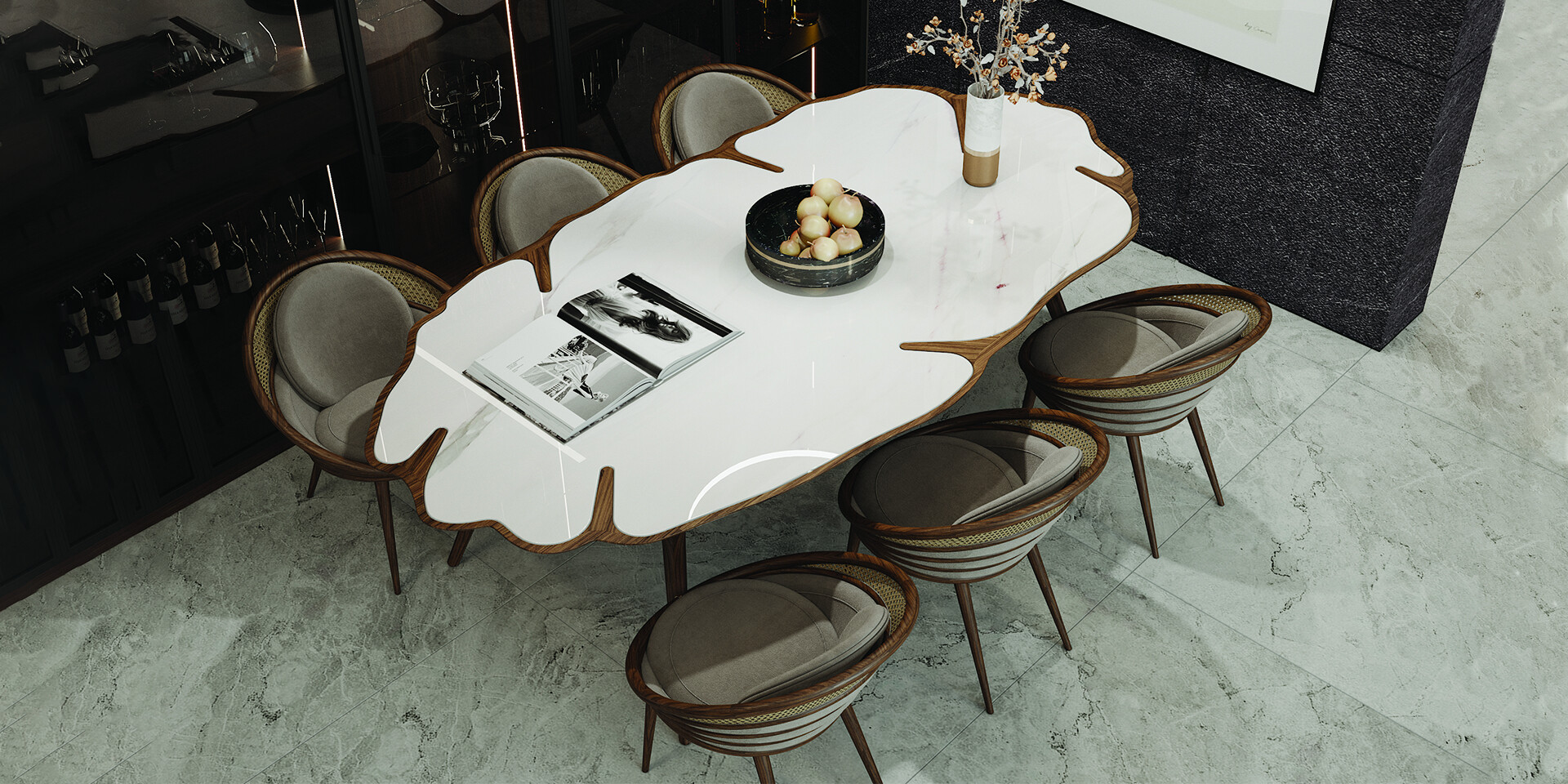 Next alma on sale dining table