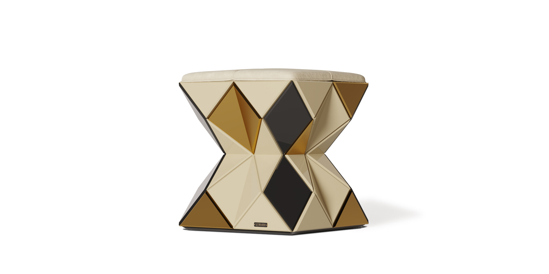 HARLEQUIN STOOL Prespective View ALMA de LUCE