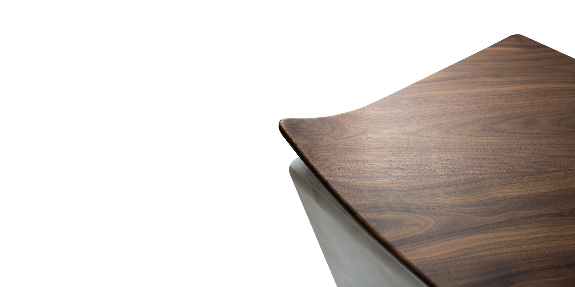MASOULEH COFFEE TABLE Detail Top Walnut Wood View ALMA de LUCE