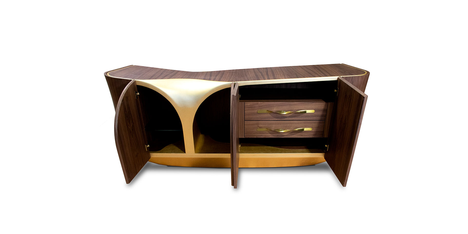 FIREFALL SIDEBOARD Main View Open Sideboard ALMA de LUCE