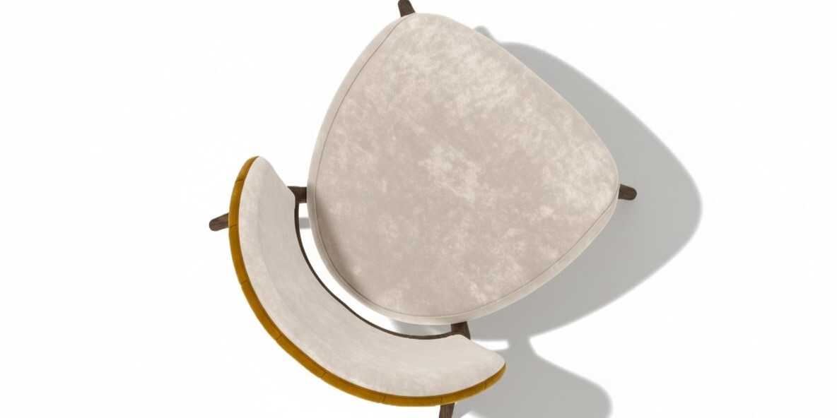 QUAT TAY CHAIR Top View ALMA de  LUCE