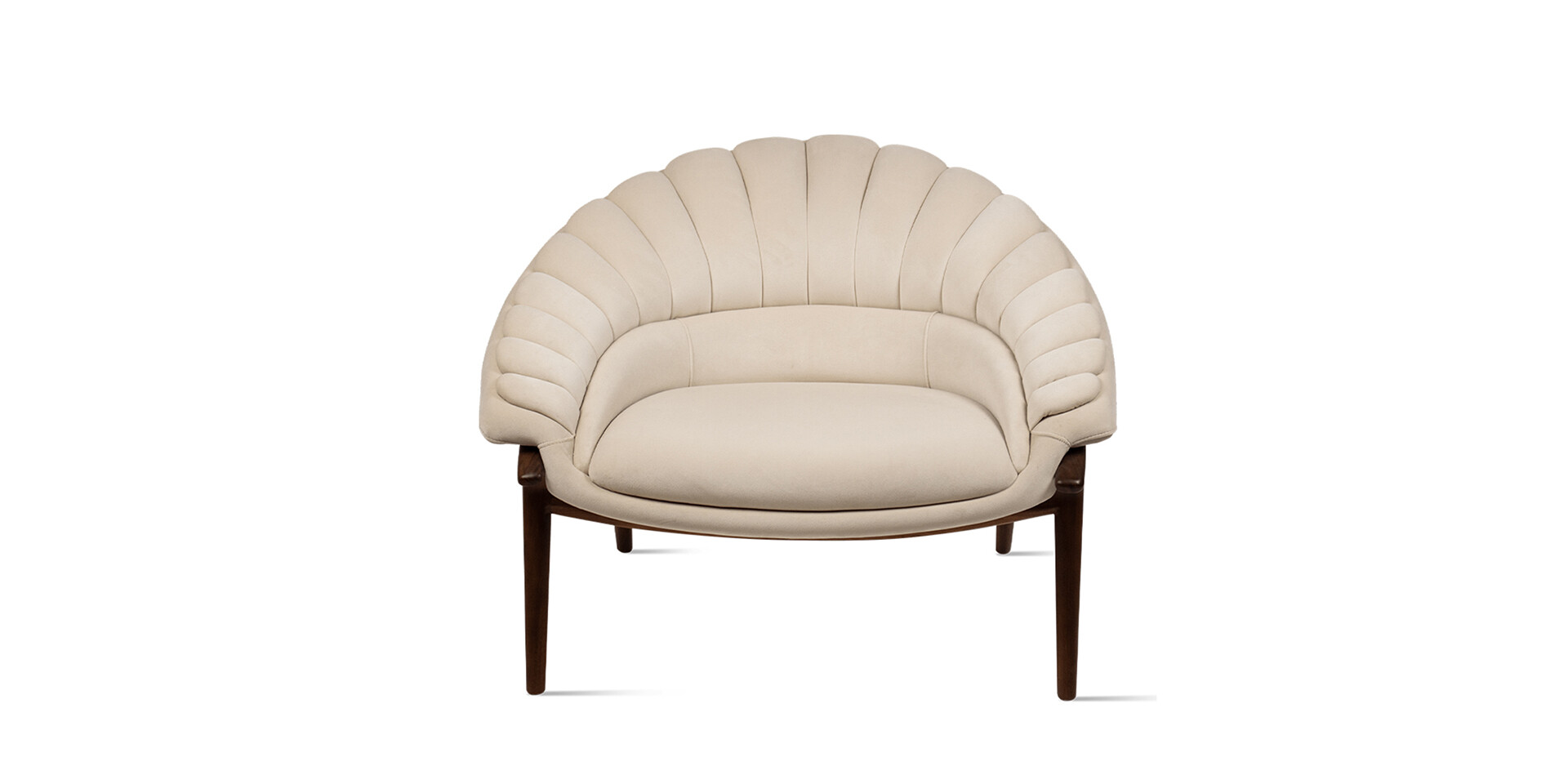 PHU CAU ARMCHAIR Front View ALMA de LUCE