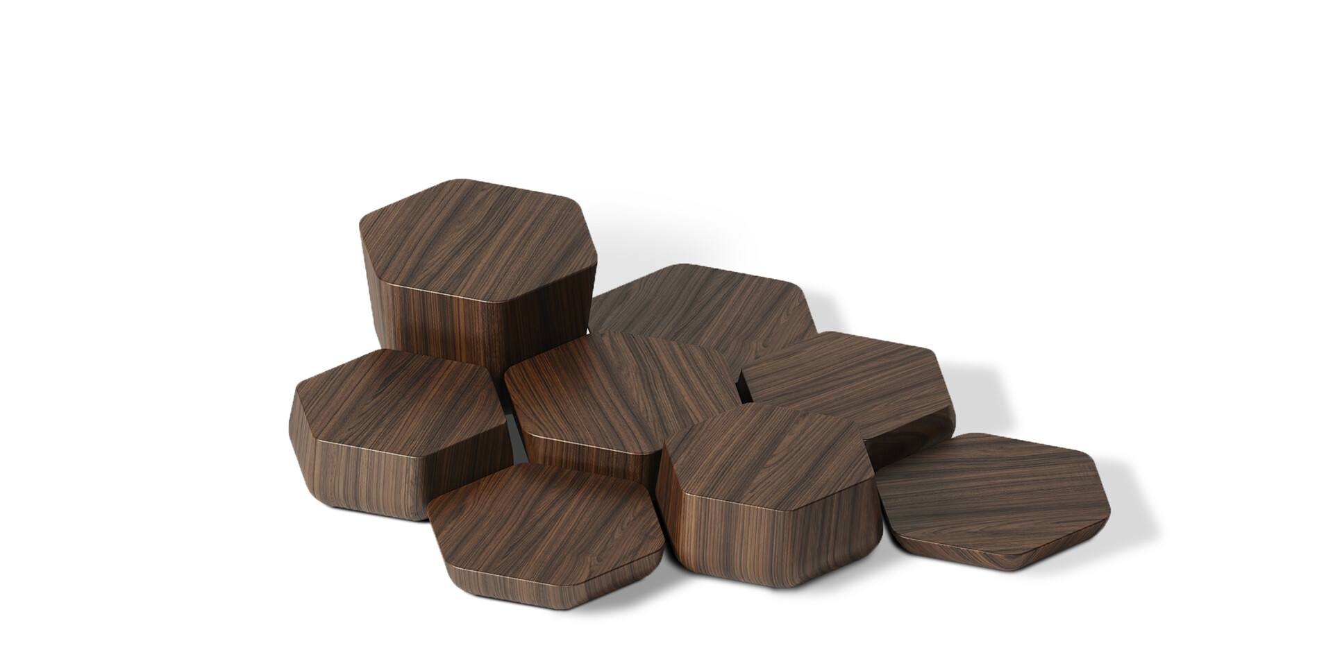 MCCOOL COFFEE TABLE Prespective Top View ALMA de LUCE